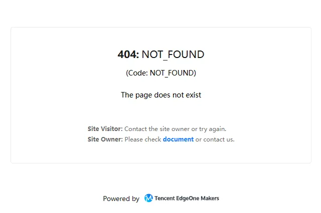 EO默认404页面